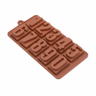 Chokladgjutningsform, Siffror