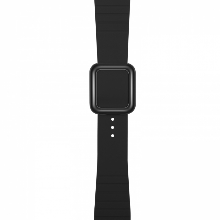 Klockarmband i silikon till Apple Watch 42/44/45mm, Svart i gruppen SMARTPHONE & SURFPLATTOR / Träning, hem & fritid / Apple Watch & tillbehör / Tillbehör hos TP E-commerce Nordic AB (38-83404)