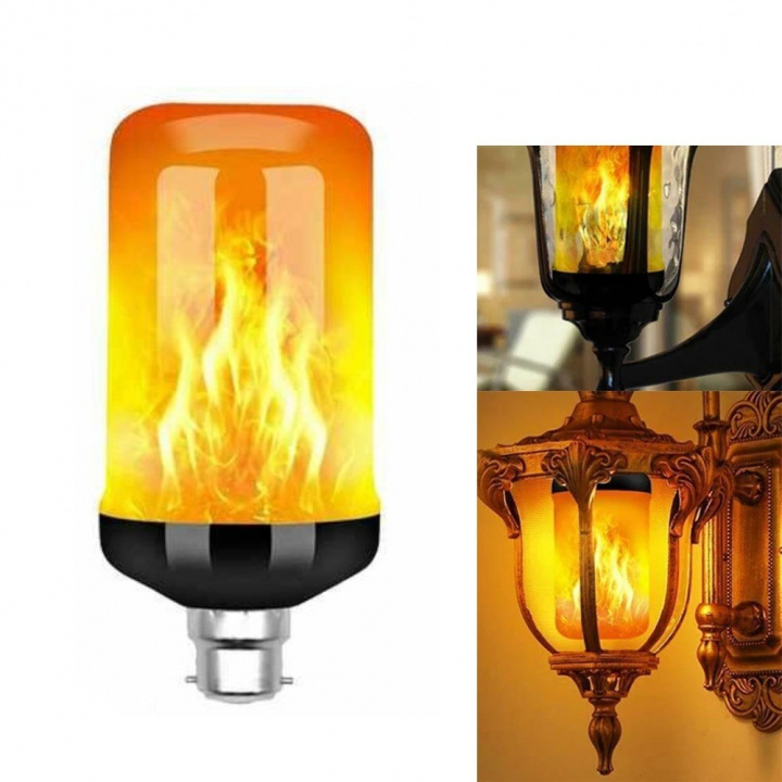 Flammande LED-lampa E27, 6W, 2 st i gruppen HEMELEKTRONIK / Belysning / LED-lampor hos TP E-commerce Nordic AB (38-83650)