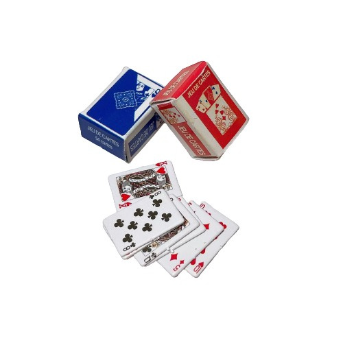 Mini Kortlek i skala 1:12 i gruppen LEKSAKER, BARN- & BABYPRODUKTER / Spel / Sällskapsspel hos TP E-commerce Nordic AB (38-83735)