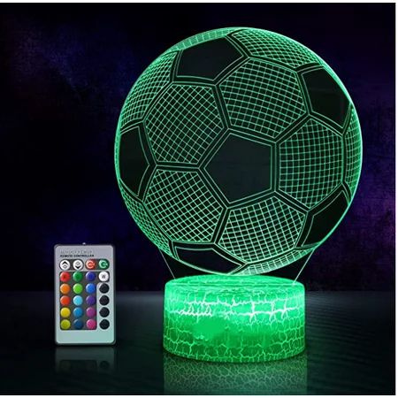 3D Lampa med Fotbollsmotiv i gruppen LEKSAKER, BARN- & BABYPRODUKTER / Barnrum / Barnlampor / Bordslampor hos TP E-commerce Nordic AB (38-83737)
