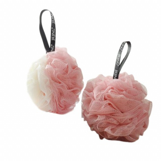 Dusch- och Badsvamp 2-pack, Vit & Rosa