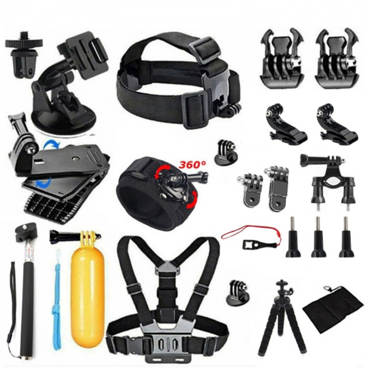 Starttillbehör Combo Kit för Olika GoPro Hero Modeller i gruppen HEMELEKTRONIK / Foto & Video / Fotoutrustning / Övrigt hos TP E-commerce Nordic AB (38-83957)