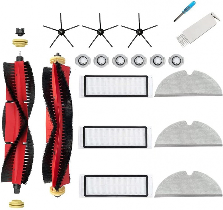 Reservdelskit till Xiaomi robotdammsugare i gruppen HEM, HUSHÅLL & TRÄDGÅRD / Städprodukter / Dammsugare & Tillbehör / Tillbehör / Reservdelar till robotdammsugare hos TP E-commerce Nordic AB (38-84096)