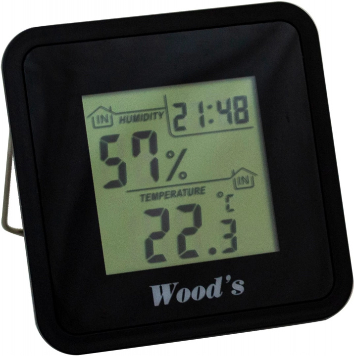 Woods Hygrometer - Håll koll på fuktnivån i ditt hem i gruppen HEM, HUSHÅLL & TRÄDGÅRD / Fläktar & Klimatprodukter / Termometrar & Väderstationer hos TP E-commerce Nordic AB (38-84118)
