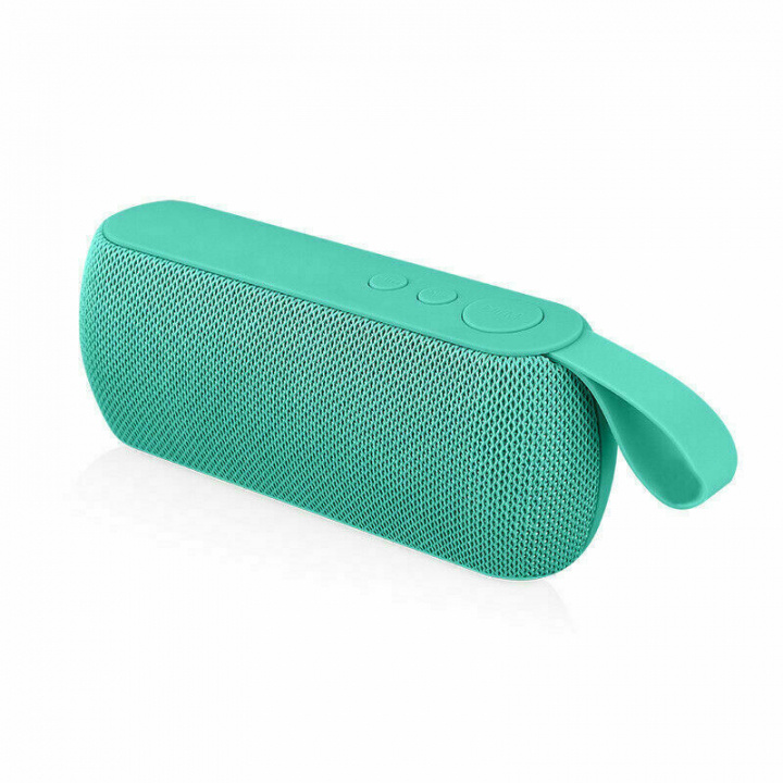 Q106 Trådlös högtalare, Bluetooth, USB, Teal i gruppen HEMELEKTRONIK / Ljud & Bild / Högtalare & Tillbehör / Bluetooth-högtalare / Bärbara högtalare hos TP E-commerce Nordic AB (38-84345)