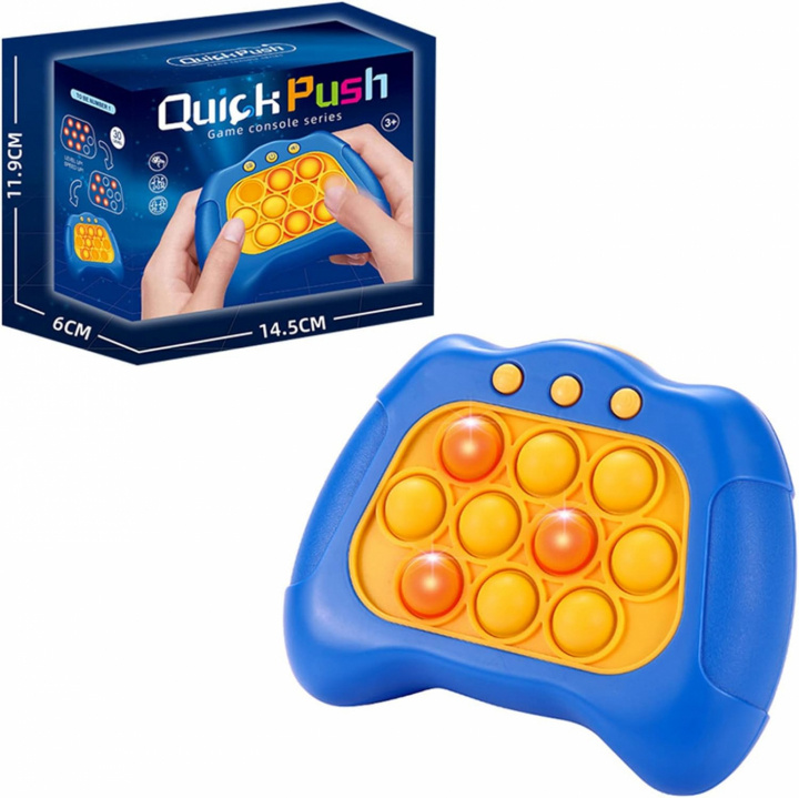 Quick Push Pop it leksak, Blå i gruppen LEKSAKER, BARN- & BABYPRODUKTER / Leksaker / Fidget Toys hos TP E-commerce Nordic AB (38-84346)