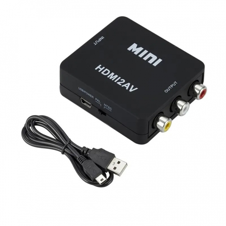 HD Video Converter Full HD 1080p HDMI till RCA
