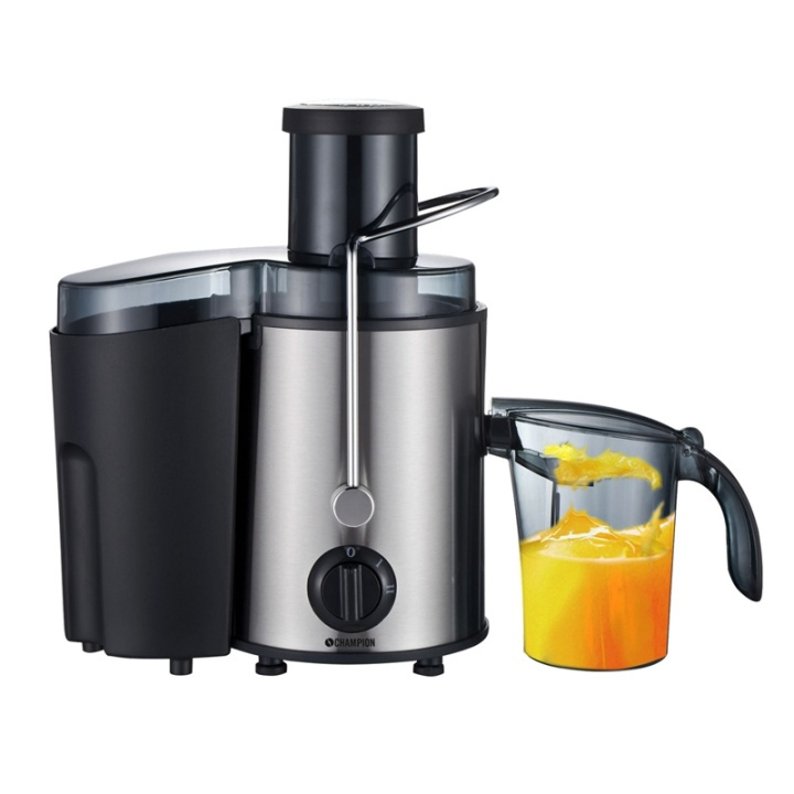 Champion Råsaftcentrifug 0,6L 500W RS110 Svart i gruppen HEM, HUSHÅLL & TRÄDGÅRD / Hushållsmaskiner / Vatten & Juice / Råsaftcentrifug hos TP E-commerce Nordic AB (38-85011)