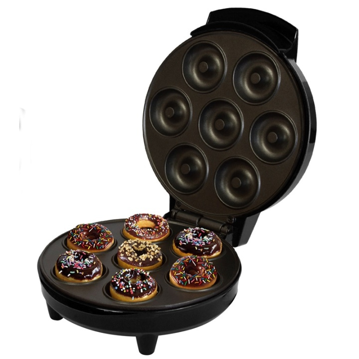 Champion Donut Maker 7 Munkar 700W DM110 Svart i gruppen HEM, HUSHÅLL & TRÄDGÅRD / Hushållsmaskiner / Övriga hushållsapparater hos TP E-commerce Nordic AB (38-85021)