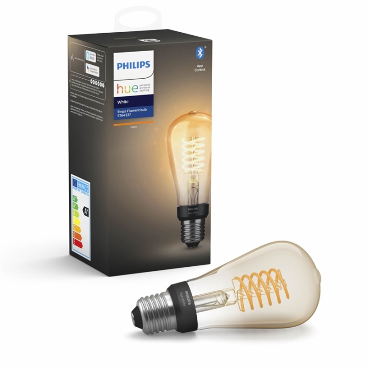 Philips Hue White Filament E27 ST64 i gruppen HEM, HUSHÅLL & TRÄDGÅRD / Smarta hem / Smart belysning hos TP E-commerce Nordic AB (38-85072)