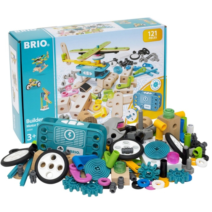 Brio 34591 Builder Motor Set i gruppen LEKSAKER, BARN- & BABYPRODUKTER / Leksaker / Byggleksaker / Byggklossar & övriga byggleksaker hos TP E-commerce Nordic AB (38-85209)