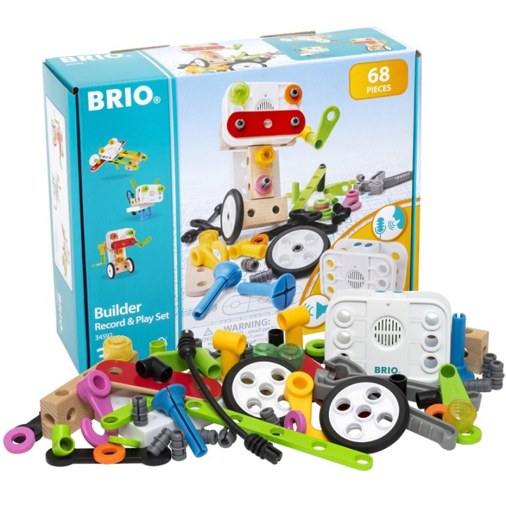 Brio 34592 Builder Record & Play i gruppen LEKSAKER, BARN- & BABYPRODUKTER / Leksaker / Byggleksaker / Byggklossar & övriga byggleksaker hos TP E-commerce Nordic AB (38-85210)