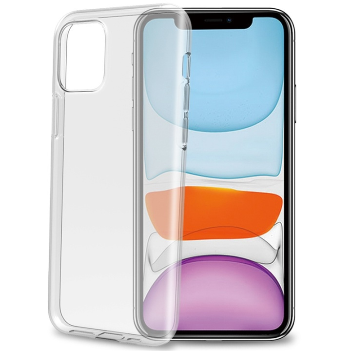 Celly Gelskin TPU iPhone 11 Transparent i gruppen SMARTPHONE & SURFPLATTOR / Mobilskydd / Apple / iPhone 11 / Skal hos TP E-commerce Nordic AB (38-85683)