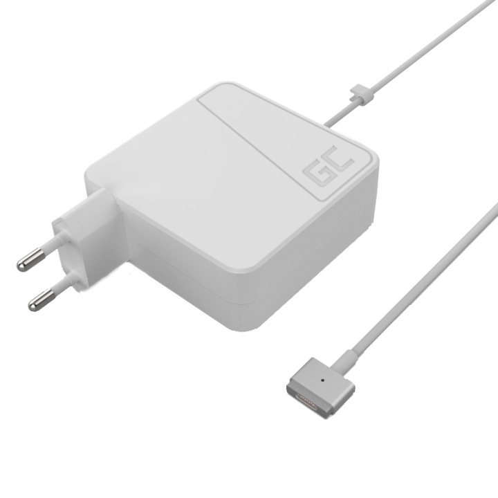 Green Cell Charger for Apple Macbook 85W 18.5V 4.6A (plug Magsafe 2) i gruppen DATORER & KRINGUTRUSTNING / Bärbara datorer & tillbehör / Datorladdare / Laddare till laptop / Apple hos TP E-commerce Nordic AB (38-85748)