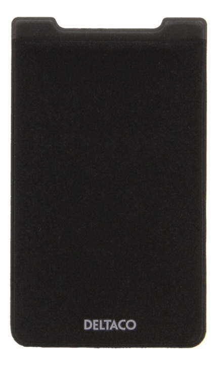 DELTACO Adhesive card holder, RFID blocking, 3M adhesive, black i gruppen SPORT, FRITID & HOBBY / Roliga prylar / Smarta saker hos TP E-commerce Nordic AB (38-85789)