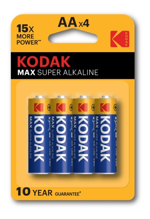 Kodak MAX alkaline AA battery (4 pack) i gruppen HEMELEKTRONIK / Batterier & Laddare / Batterier / AA hos TP E-commerce Nordic AB (38-85840)