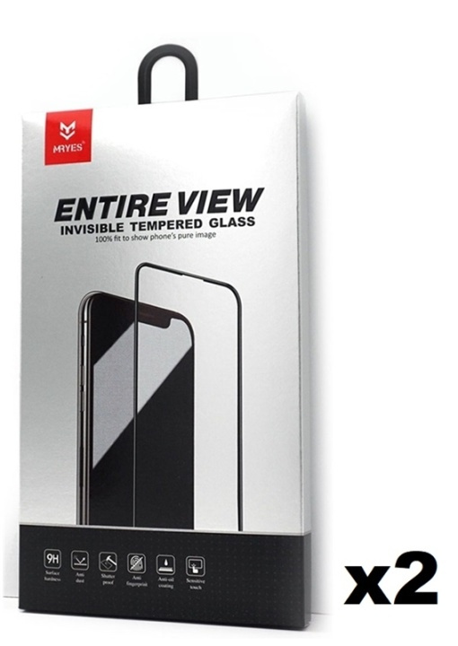 2-Pack Mr. Yes Skärmskydd i härdat glas till iPhone 11 Pro Max med 3D-skydd i gruppen SMARTPHONE & SURFPLATTOR / Mobilskydd / Apple / iPhone 11 Pro Max / Skärmskydd hos TP E-commerce Nordic AB (38-85921PKT1)