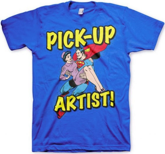 Superman Pick-up Artist T-shirt i gruppen SPORT, FRITID & HOBBY / Accessoarer / T-shirts hos Teknikproffset Nordic AB (38-86011-VRX)