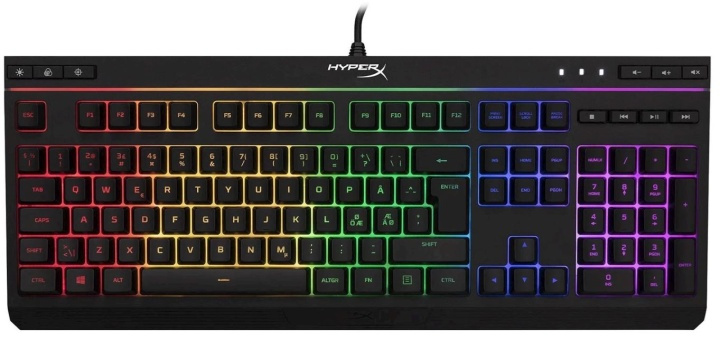 HyperX Alloy Core RGB Membrane Gaming Keyboard med RGB-belysning i gruppen DATORER & KRINGUTRUSTNING / Gaming / Tangentbord hos TP E-commerce Nordic AB (38-86063)