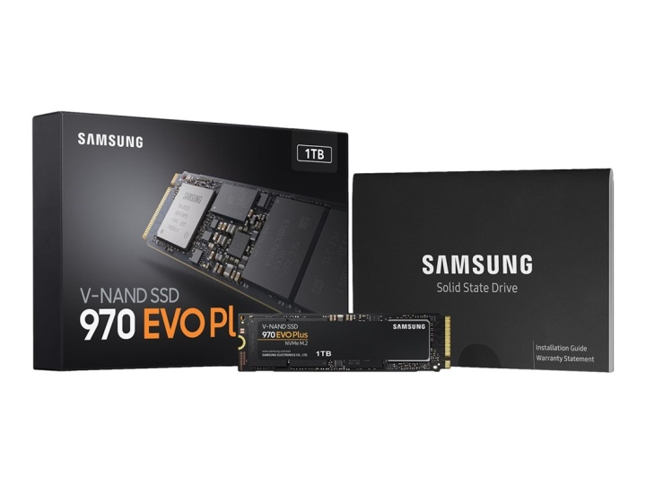 Samsung 970 EVO SSD MZ-V7S1T0BW 1TB M.2 PCI Express 3.0 x4 (NVMe) i gruppen DATORER & KRINGUTRUSTNING / Datorkomponenter / Hårddiskar / SSD hos TP E-commerce Nordic AB (38-86136)