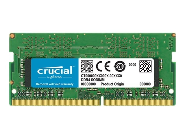 Produktfoto för Crucial - DDR4 - modul - 16 GB - SO DIMM 260-pin - 2400 MHz / PC4-19200 - CL17 - 1.2 V - ej buffrad - icke ECC
