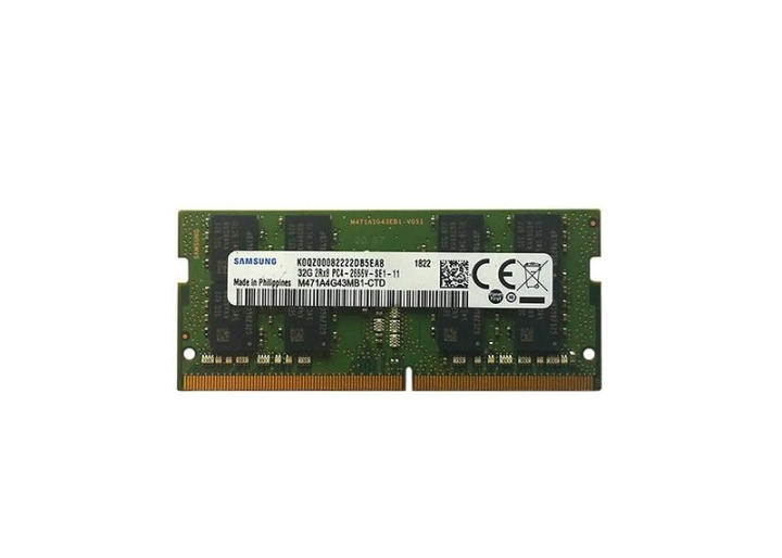 Samsung DDR4 32 GB 2666MHz CL19 icke-ECC SO-DIMM 260 PIN i gruppen DATORER & KRINGUTRUSTNING / Datorkomponenter / RAM-minnen / DDR4 SoDimm hos TP E-commerce Nordic AB (38-86191)