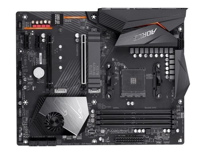 Gigabyte X570 AORUS ELITE ATX AM4 AMD X570 i gruppen DATORER & KRINGUTRUSTNING / Datorkomponenter / Moderkort hos TP E-commerce Nordic AB (38-86214)