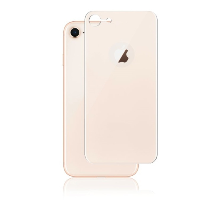 Panzer iPhone 8, Curved Silicate Glass Back, Gold i gruppen SMARTPHONE & SURFPLATTOR / Mobilskydd / Apple / iPhone 8 / Skärmskydd hos Teknikproffset Nordic AB (38-86313)
