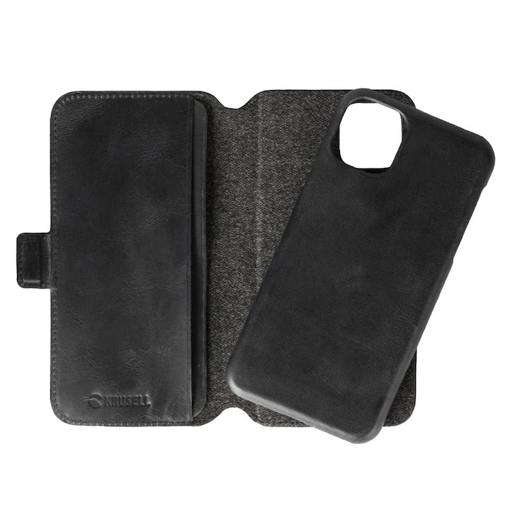Krusell Sunne 2i1 Löstagbart Plånboksfodral till iPhone 11 Pro Max, Svart i gruppen SMARTPHONE & SURFPLATTOR / Mobilskydd / Apple / iPhone 11 Pro Max / Fodral hos TP E-commerce Nordic AB (38-86463)