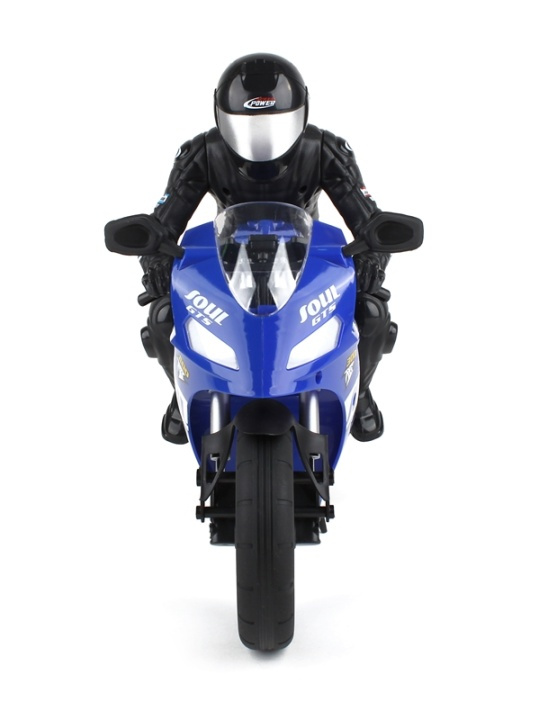 RC Stuntmotorcykel 1:6 2.4G, Blå i gruppen LEKSAKER, BARN- & BABYPRODUKTER / Radiostyrt / Övrigt radiostyrt hos TP E-commerce Nordic AB (38-86557)