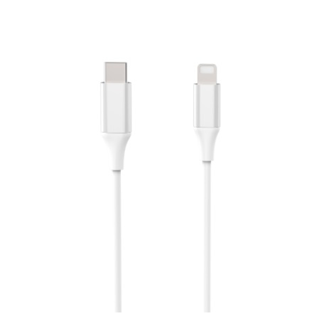 USB-C till Lightning snabbladdningskabel, 1m, 25W i gruppen SMARTPHONE & SURFPLATTOR / Laddare & Kablar / Kablar / Kablar Typ C hos TP E-commerce Nordic AB (38-86729)