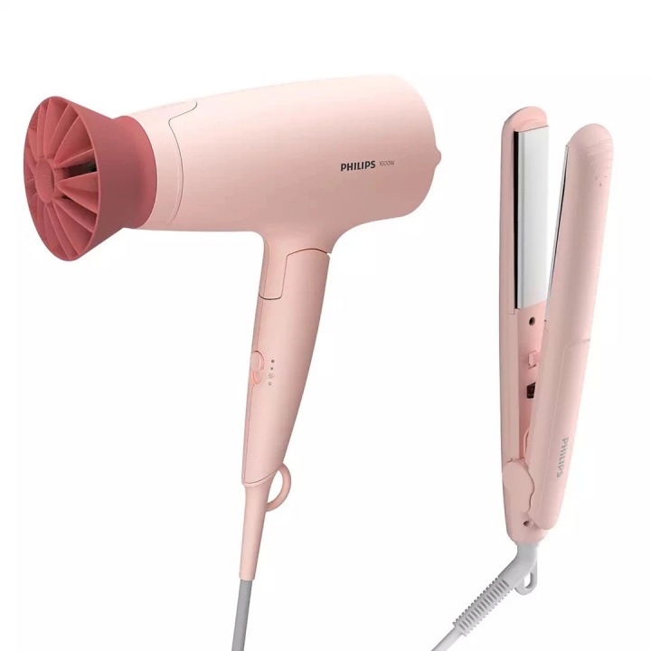 Philips BHP398/00 Stylingkit med hårfön och plattång i gruppen SKÖNHET & HÄLSA / Hår & Styling / Stylingverktyg / Plattänger hos TP E-commerce Nordic AB (38-86755)