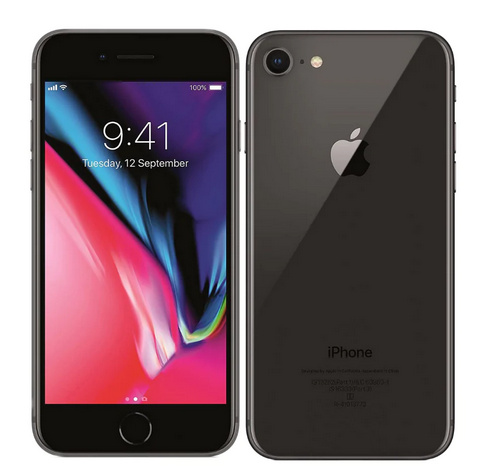 iPhone 8 256 GB, Space Gray Preowned: Tier1 Asset - Okay Condition i gruppen SMARTPHONE & SURFPLATTOR / Mobiltelefoner & smartphones hos TP E-commerce Nordic AB (38-86798)