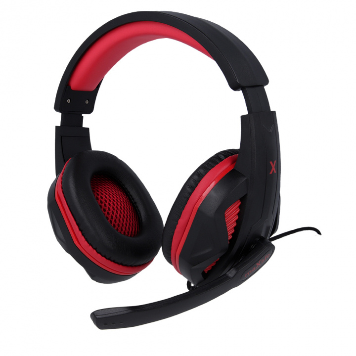 Maxlife Gaming MXGH-100 trådat over-ear hörlurar 3,5 mm svart i gruppen DATORER & KRINGUTRUSTNING / Gaming / Headset hos TP E-commerce Nordic AB (38-86859)