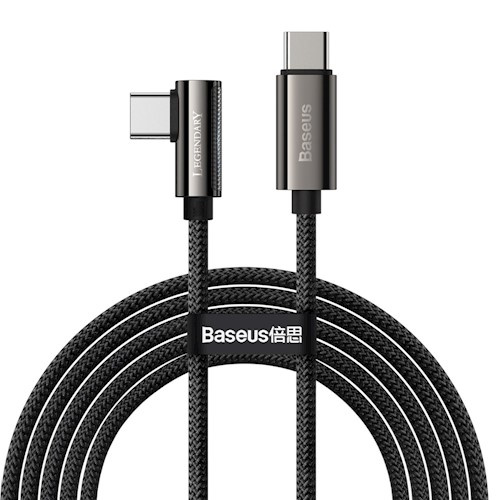 Baseus kabel Legend PD USB-C - USB-C 2,0m 100W, Svart i gruppen DATORER & KRINGUTRUSTNING / Datorkablar / USB-kablar / USB-C hos TP E-commerce Nordic AB (38-86924)
