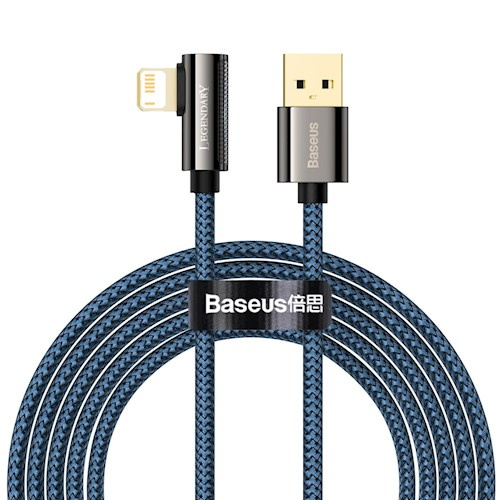 Baseus kabel Legend USB - Lightning 2,0m 2,4A, Blå i gruppen SMARTPHONE & SURFPLATTOR / Laddare & Kablar / Kablar / Kablar Lightning hos TP E-commerce Nordic AB (38-86931)