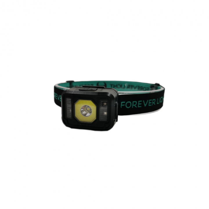 Forever Light LED Pannlampa Senso XP-E 3W + COB 3W med sensor 270lm 1200mAh Li-Pol i gruppen SPORT, FRITID & HOBBY / Ficklampor & Pannlampor / Pannlampor hos TP E-commerce Nordic AB (38-86995)