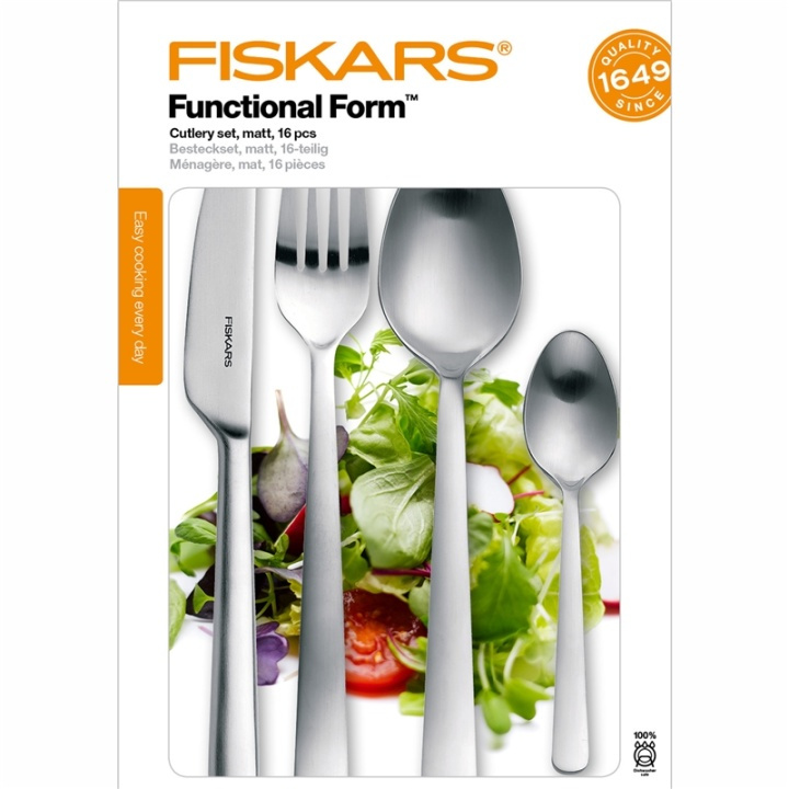 Fiskars Bestickset 16-delar i gåvoask matt i gruppen HEM, HUSHÅLL & TRÄDGÅRD / Köksredskap / Övriga köksredskap hos TP E-commerce Nordic AB (38-87355)