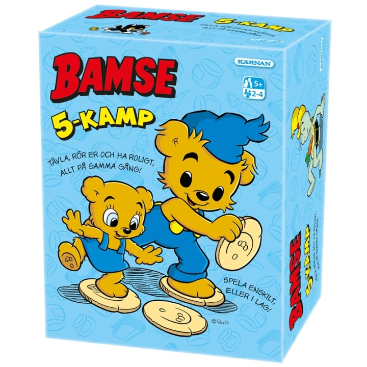 Kärnan Bamse 5-Kamp i gruppen LEKSAKER, BARN- & BABYPRODUKTER / Spel / Sällskapsspel hos TP E-commerce Nordic AB (38-87603)