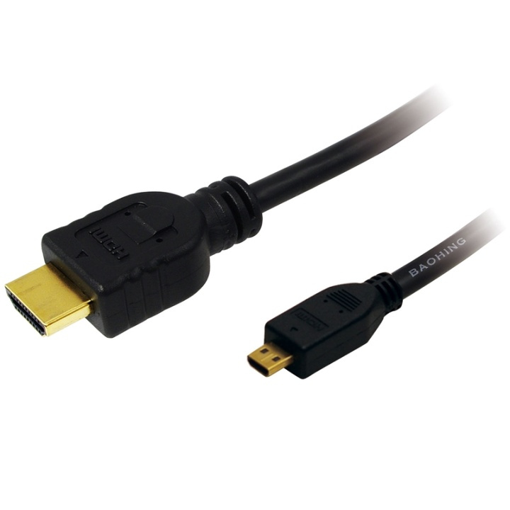 LogiLink Micro-HDMI-kabel 1m i gruppen HEMELEKTRONIK / Kablar & Adaptrar / HDMI / Kablar hos TP E-commerce Nordic AB (38-87672)