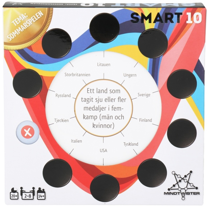 Peliko Smart10 frågekort OS i gruppen LEKSAKER, BARN- & BABYPRODUKTER / Leksaker / Sällskapsspel / Familjespel hos Teknikproffset Nordic AB (38-87867)
