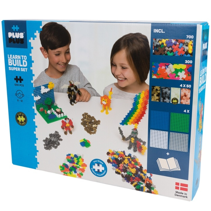 Plus-Plus Learn to Build Mega set/Basic i gruppen LEKSAKER, BARN- & BABYPRODUKTER / Leksaker / Byggleksaker / Byggklossar & övriga byggleksaker hos TP E-commerce Nordic AB (38-87974)