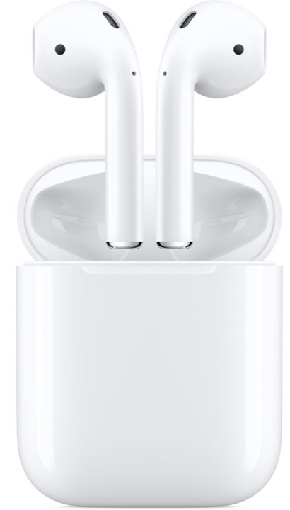 Apple AirPods (2nd Generation) med laddningsetui i gruppen HEMELEKTRONIK / Ljud & Bild / Hörlurar & Tillbehör / Hörlurar hos TP E-commerce Nordic AB (38-88011)