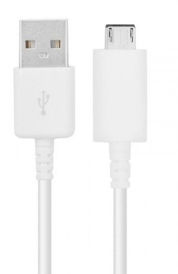 Samsung EP-DG925UWE, microUSB-kabel, 1m, Vit, Bulk i gruppen SMARTPHONE & SURFPLATTOR / Laddare & Kablar / Kablar / Kablar microUSB hos TP E-commerce Nordic AB (38-88033)