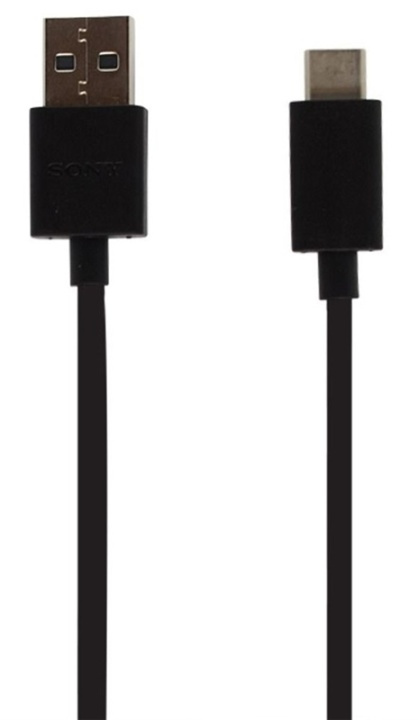 SONY UCB20, USB typ C-kabel, 1m, Bulk, Svart i gruppen SMARTPHONE & SURFPLATTOR / Laddare & Kablar / Kablar / Kablar microUSB hos TP E-commerce Nordic AB (38-88041)