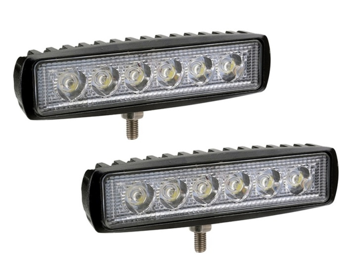 2-pack LED-ramp - Arbetsljus, backljus 36W i gruppen BIL / Billampor / Extraljus hos TP E-commerce Nordic AB (38-88114PKT)