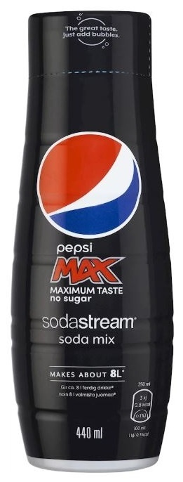 SodaStream Pepsi Max 440ml - Ger 8 liter i gruppen HEM, HUSHÅLL & TRÄDGÅRD / Hushållsmaskiner / Vatten & Juice / Kolsyremaskiner / Smaker hos TP E-commerce Nordic AB (38-88278)