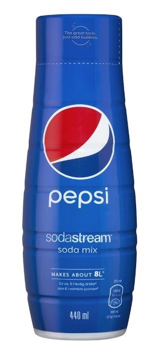 SodaStream Pepsi 440ml - Ger 8 liter i gruppen HEM, HUSHÅLL & TRÄDGÅRD / Hushållsmaskiner / Vatten & Juice / Kolsyremaskiner / Smaker hos TP E-commerce Nordic AB (38-88280)