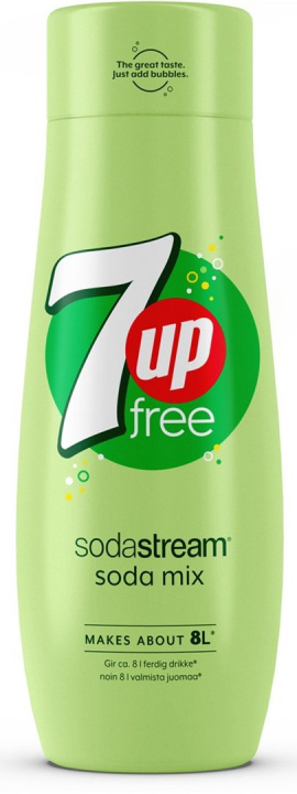 SodaStream 7Up free 440ml - Ger 8 liter (OBS DATUM) i gruppen HEM, HUSHÅLL & TRÄDGÅRD / Hushållsmaskiner / Vatten & Juice / Kolsyremaskiner / Smaker hos TP E-commerce Nordic AB (38-88282D)